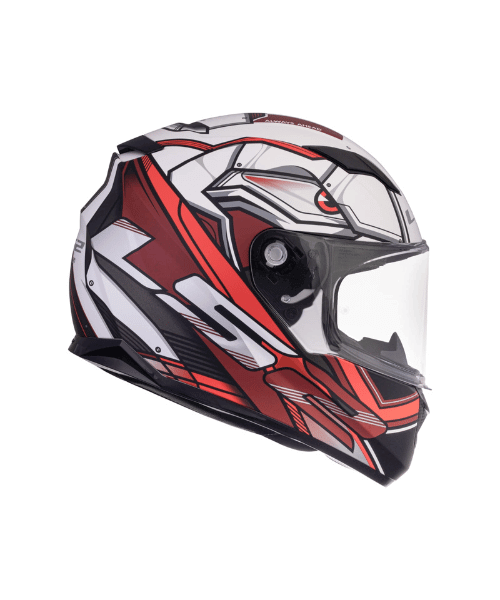 LS2 FF320 Stream Evo Xdron With Pinlock Helmet - Gloss White Red
