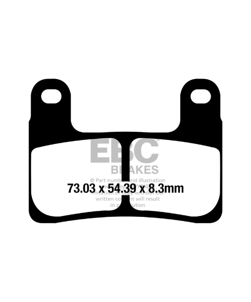 EBC Brake Pads - Double H Sintered Brakes - FA724HH