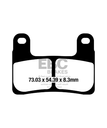 EBC Brake Pads - Double H Sintered Brakes - FA724HH