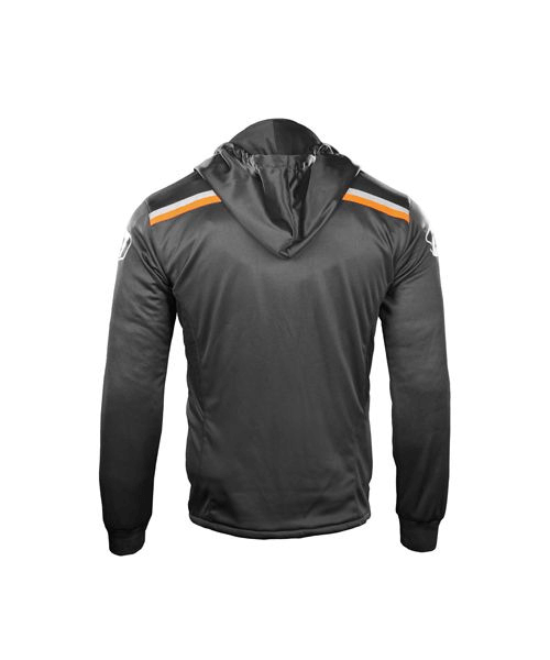 DSG Urban Rider Hoodie Black Red Fluo
