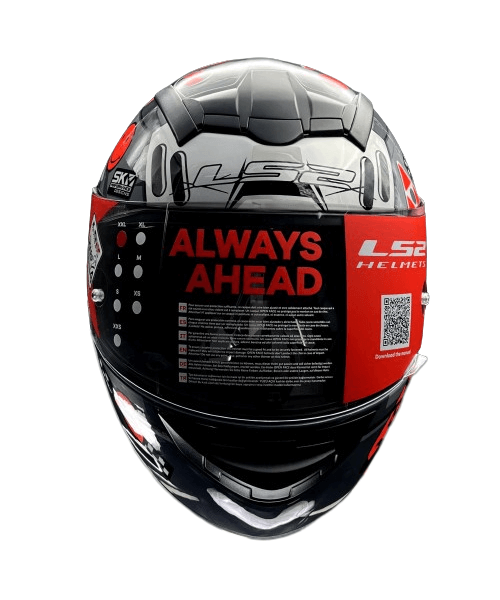 LS2 FF352 Rookie Big One Helmet - Gray Hi Viz Orange