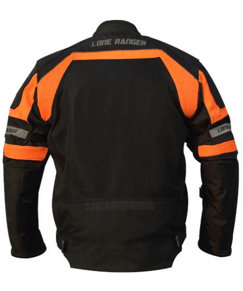 Lone Ranger Urbano Riding Jacket V2 - Neon Orange Black