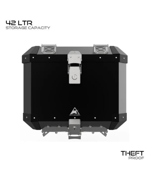 Auto Engina Hero Xpulse 200 Aluminum 42 Liter Topbox - Black