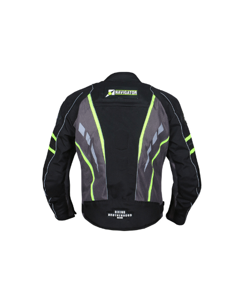 BBG Navigator Riding Jacket - Neon