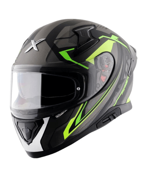 Axor Apex Roadtrip Helmet - Matt Black Neon Yellow