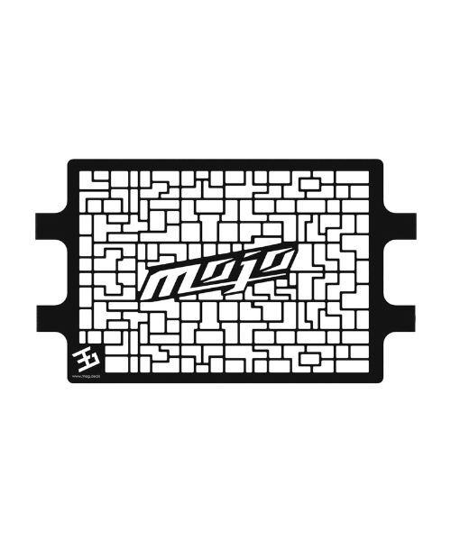 Meg Radiator Guard for Mahindra Mojo - Stone Black
