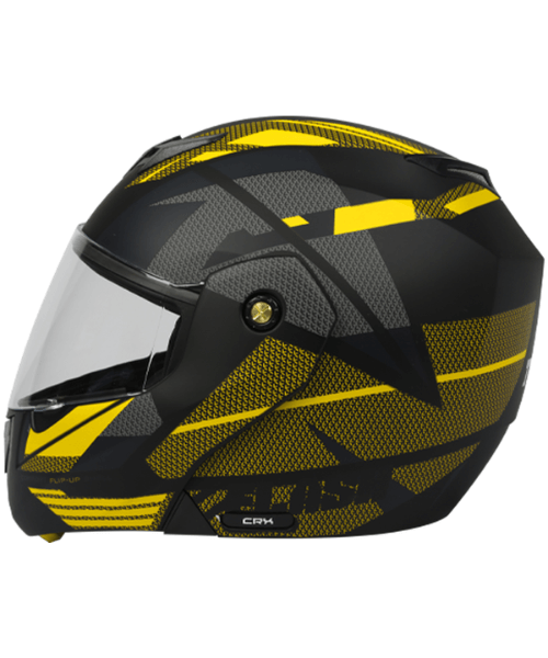 TVS Crux - Dx Helmet - Yellow Black