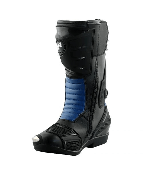 Axor Splitstream Motorcycle Riding Boots - Black Blue