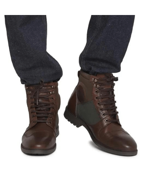 Royal Enfield Tribe Riding Boots - Brown Olive