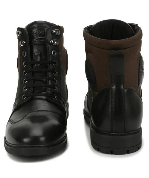 Royal Enfield Tribe Riding Boots - Black Olive Brown