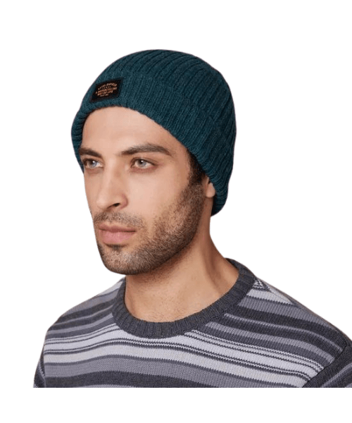 Royal Enfield Core Short Beanie - Dark Green