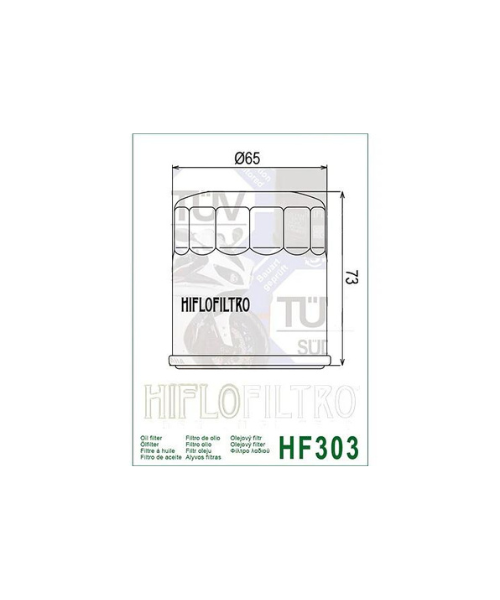 Hiflo Filtro Race Oil Filter - HF303RC