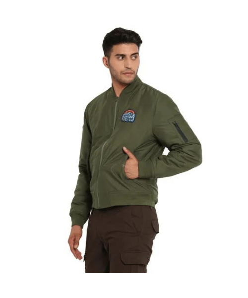 Royal Enfield Explorer Bomber Jacket - Olive