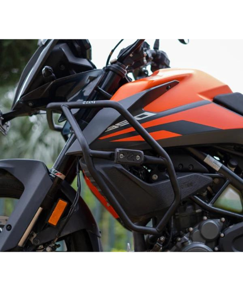 Zana Crash Guard With Slider Texture Matt Black for KTM 250/390 / 390 X ADV - ZI-7013