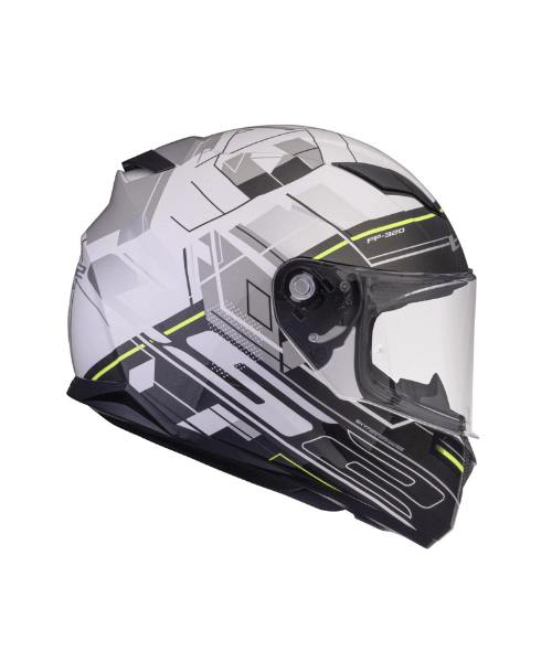 LS2 FF320 Stream Evo Scape 7C With Pinlock Helmet - Gloss White Black