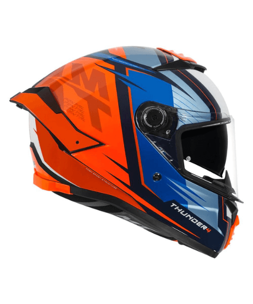 MT Thunder 4 Pental Helmet - Fluorescent Orange