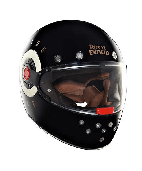 Royal Enfield FF NH44 Lite Gloss Black Leave Home - Gloss Black