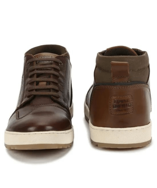 Royal Enfield Hanker Riding Boots - Brown Khaki