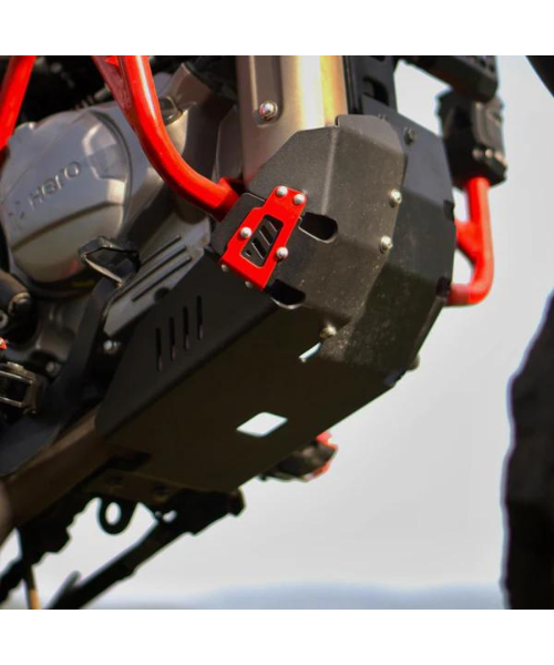 Auto Engina Hero Xpulse 200 Bash Plate - Black