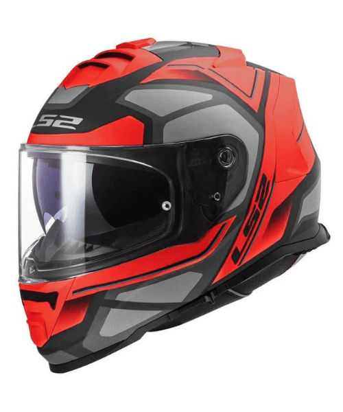 LS2 FF800 Storm II Faster Titanium Helmet - Matt Red