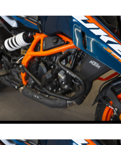 Zana Crash Guard With Slider Puck Black For KTM Duke 390/250/200/390 Gen 3 - ZI-8417