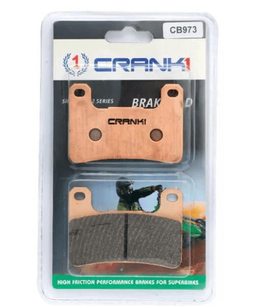 Crank1 Fully Sintered H2 Series Brake Pads for Kawasaki Ninja ZX-10R