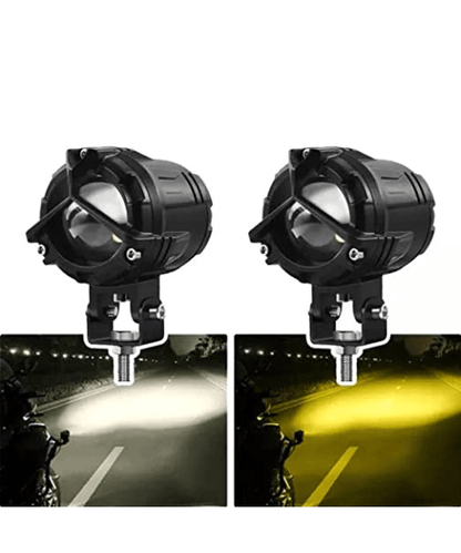 HJG Mercedes Y Lens Ultra Wide LED Fog Lights White/Yellow - Pair (40 Watts)