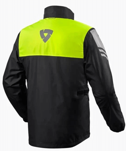 Rev’it! Nitric 3 H2O Rain Jacket - Black Neon Yellow