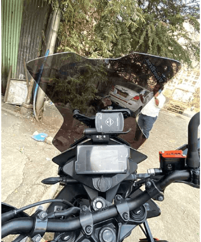 VisorBros Touring Windscreen for KTM 390 / 250 Adventure - Dark Smoke