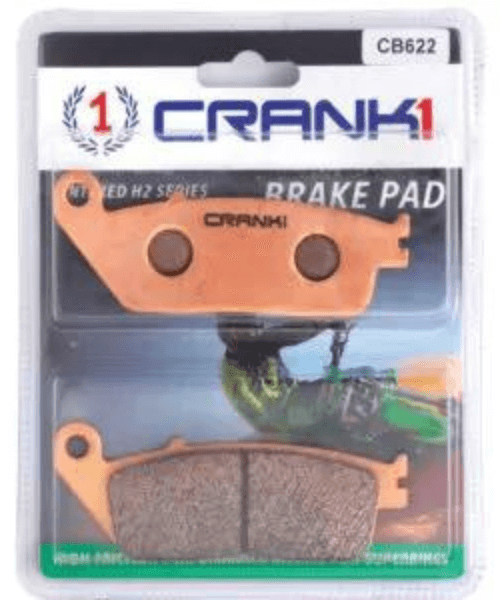 Crank1 Fully Sintered H2 Series Brake Pads for Kawasaki Ninja 650