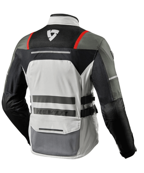 Rev’it! Offtrack Adventure Riding Jacket - Silver Red