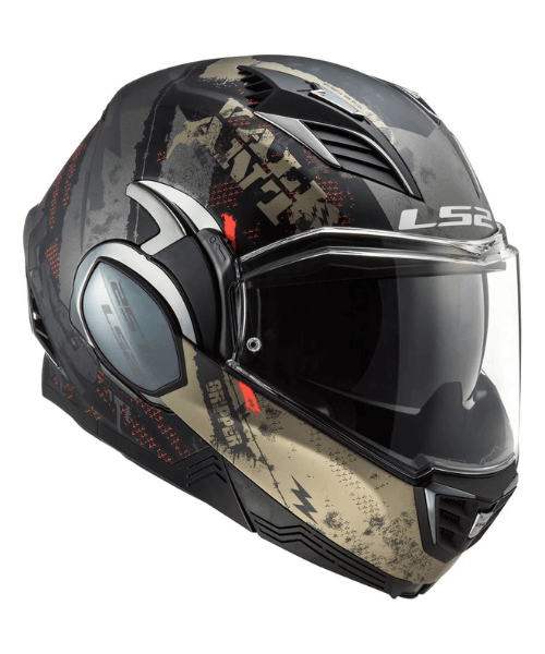 LS2 FF900 Valiant II Gripper Helmet - Matt Antique Gold