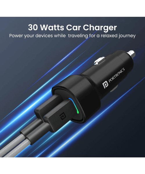 Portronics Car Power 30