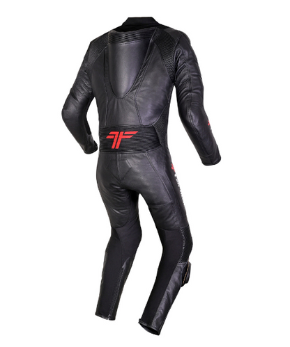 Tarmac Venom Leather 1pc Racing Suit - Black