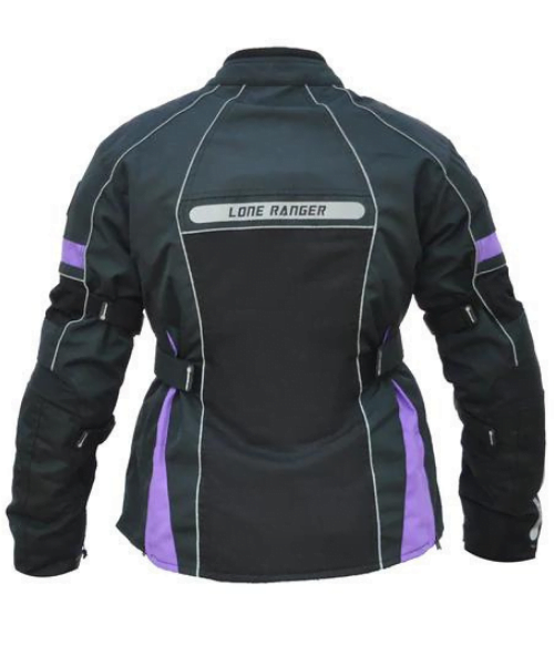 Lone Ranger Advento Women Riding Jacket - Purple Black