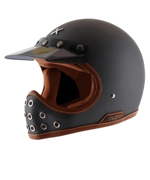 Axor Retro Moto-X Helmet - Dull Athena Grey