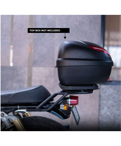 Zana Top Rack (T-2) With Aluminium Plate Compatible With Pillion Backrest For GT & Interceptor 650 - ZI-8018