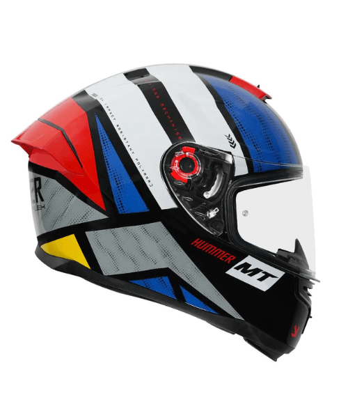 MT Hummer Flex Helmet - Gloss White