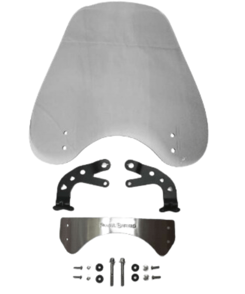 VisorBros Touring Windscreen for Royal Enfield Interceptor / Continental GT 650 - Light Smoke
