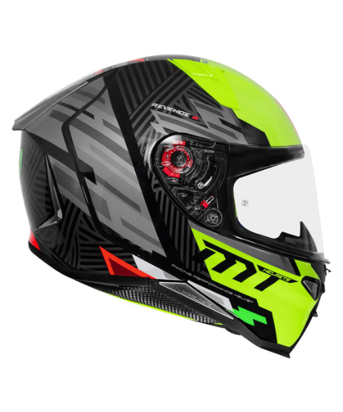 MT Revenge 2 Brush Helmet - Fluorescent Yellow