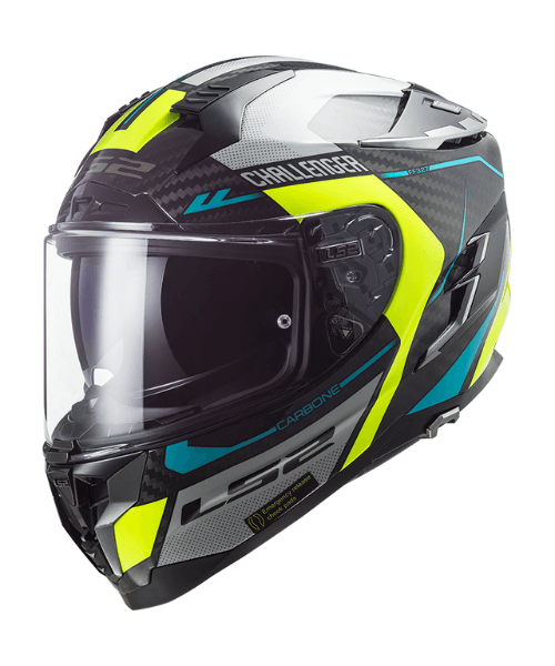 LS2 FF327 Challenger CT2 Thorn Hi-Viz Helmet - Yellow