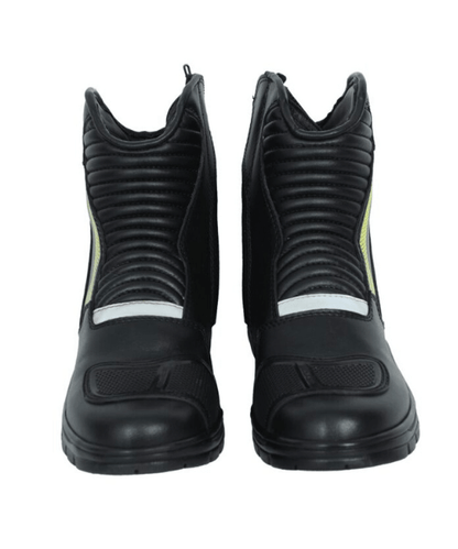 Solace Scout Motorcycle Boots - Black Neon