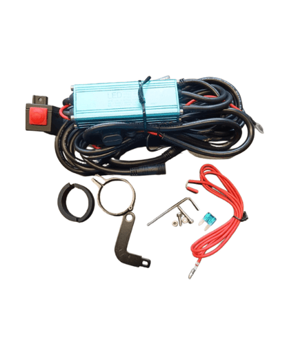 HJG Premium Wire Harness Dual Colour - With Dual Switch/Relay/Fuse/Flasher