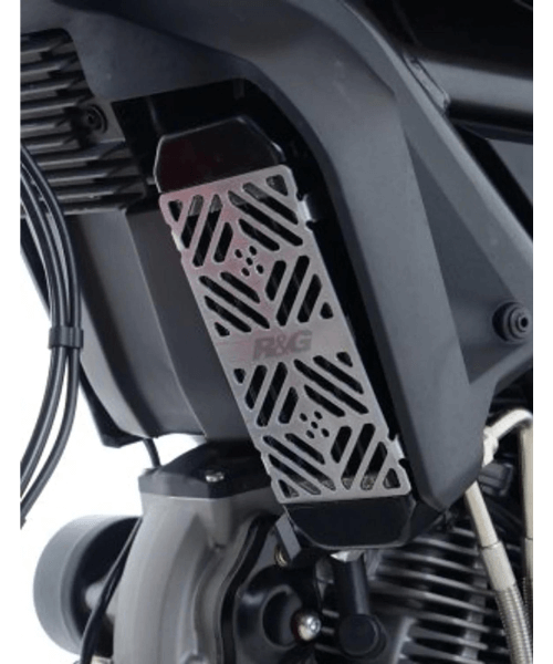 R & G Oil Cooler Guard for Ducati Scrambler - OCG0022SI