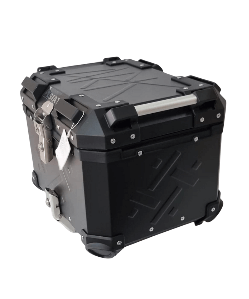 Asiatic Aluminium Top Box 36L without Backrest - Black