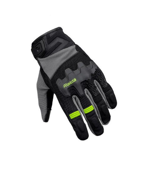 Raida Drift Motorcycle Gloves - Hi-Viz