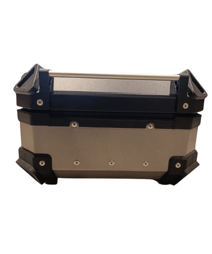 Asiatic Aluminium Top Box 22L without Backrest - Silver