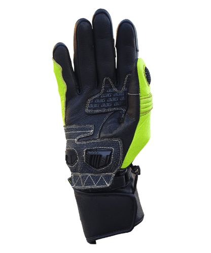 BBG Racer Riding Gloves - Neon