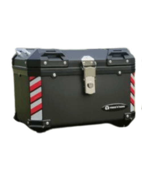 Treknride Motorcycle ABS 45L Top Box - Black