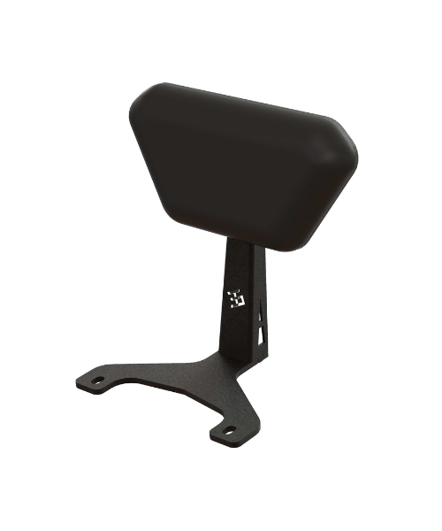 Meg Pillion Backrest for Mahindra Mojo - Stone Black